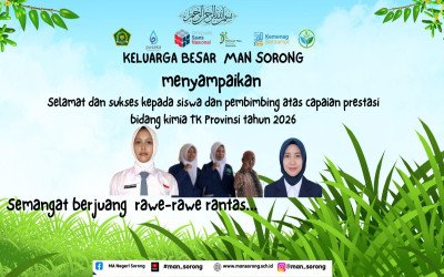 Siswa MAN Sorong Ukir Prestasi Bidang Kimia Tingkat Provinsi